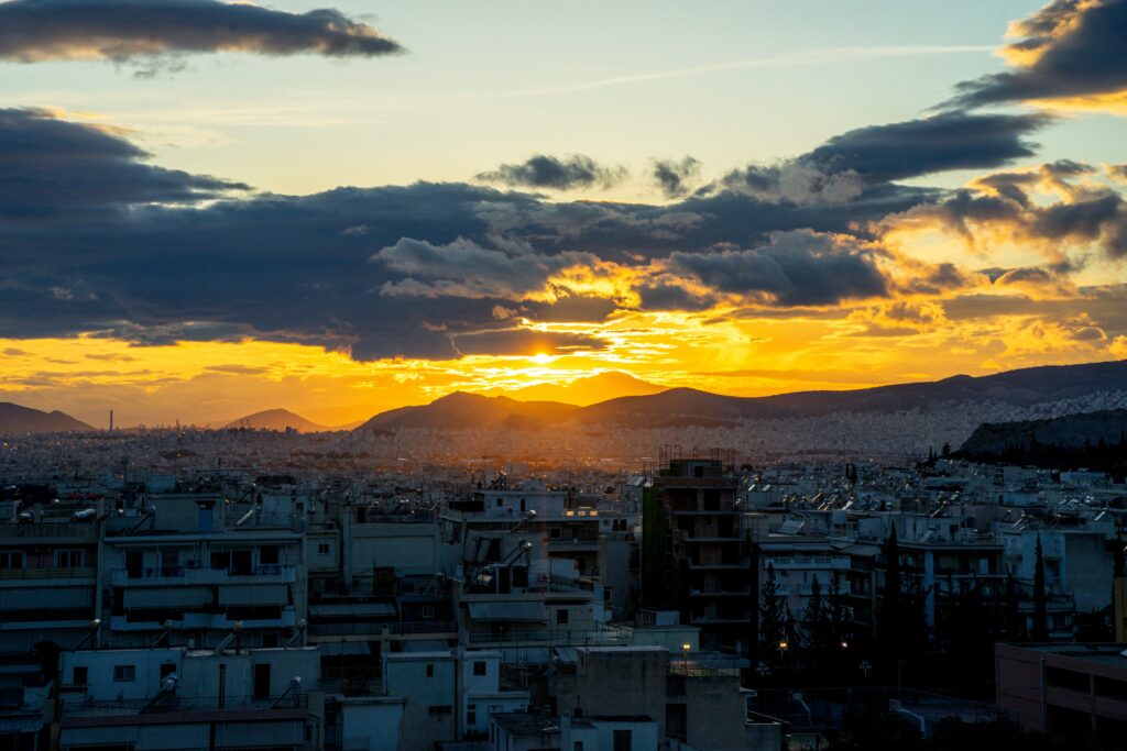 athens skyline